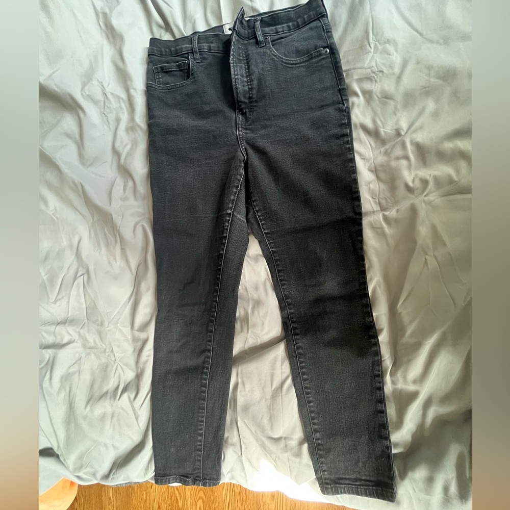 Everlane High Rise Skinny Black jeans